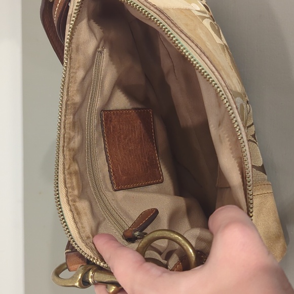 Vintage Coach Patchwork Leather Purse Y2K - Picture 10 of 16